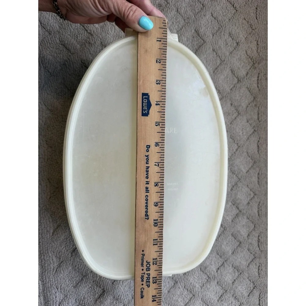 Tupperware Vintage Ham Roast Turkey Flavor Saver Keeper Container #487-1